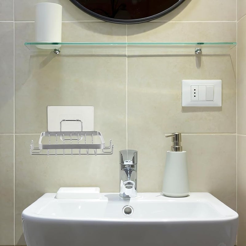 304 Stainless Steel Soap Dish Wall Mounted Shower Soap Rack with Drainage for Bathroom Storage - Image 4